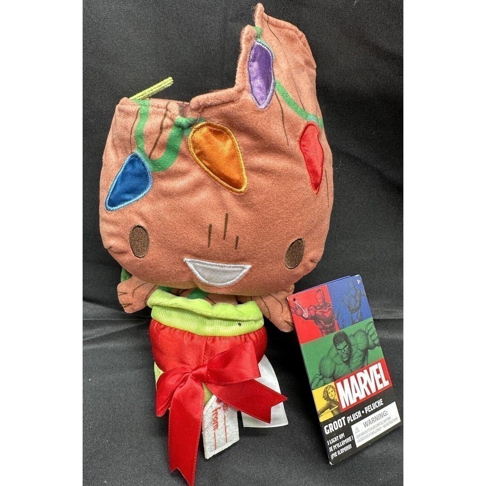 Disney Guardians of the Galaxy Groot Christmas Light-Up Holiday Plush New w Tag